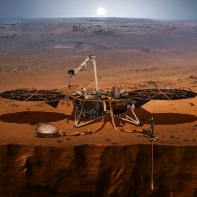 NASA lander on Mars