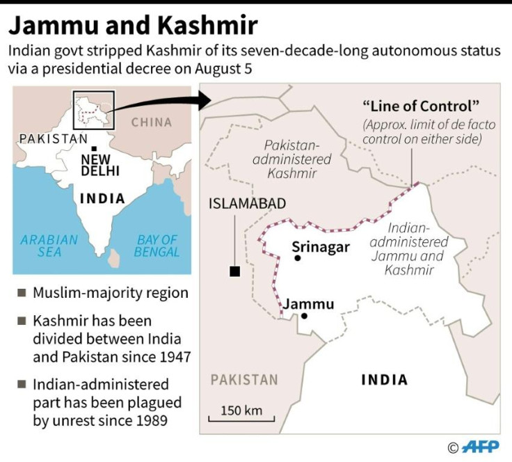 Map of  Jammu and Kashmir 