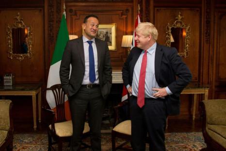  Ireland's Leo Varadkar and Britain's Boris Johnson