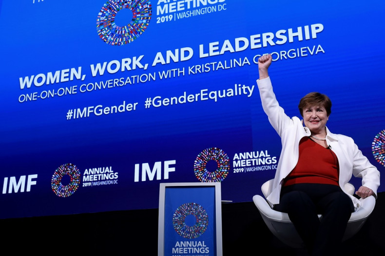 IMF chief supports gender equality in pay