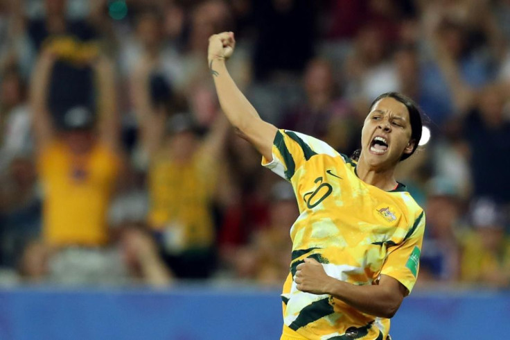 Matildas stars Sam Kerr and Ellie Carpenter 