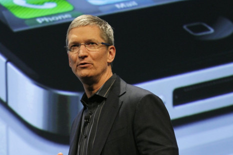 Tim Cook speaking during Verizon's iPhone 4 launch event in New York