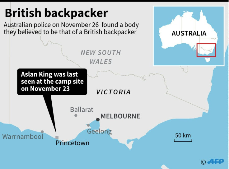 British backpacker's body found