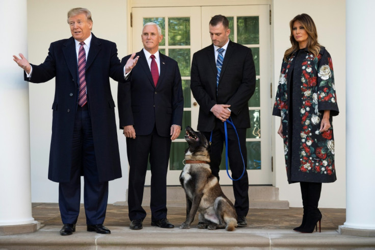 Melania Trump honours hero dog Canon