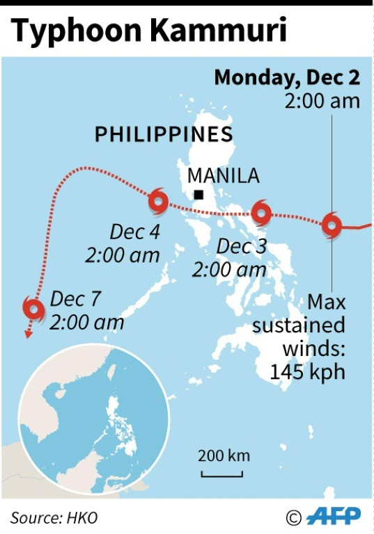 Typhoon Kammuri to make landfall