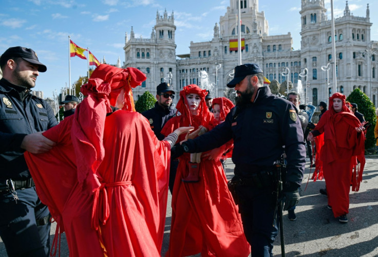 Mass climate march in Madrid
