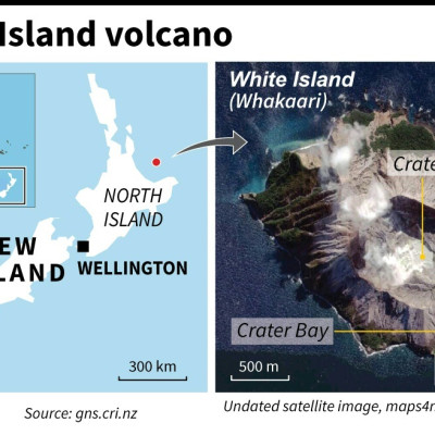 New Zealand observes silence for volcano victims