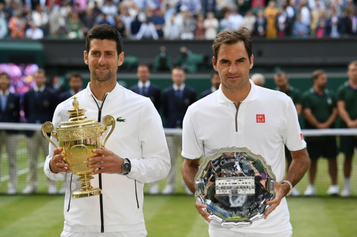 Novak Djokovic and Roger Federer