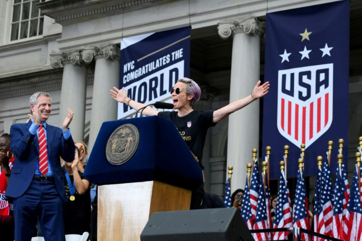 USA women's captain Megan Rapinoe 