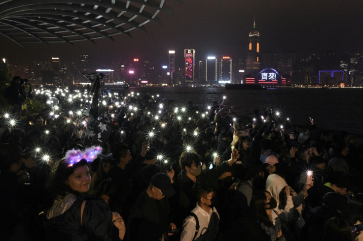 Hong Kong NY democracy rally