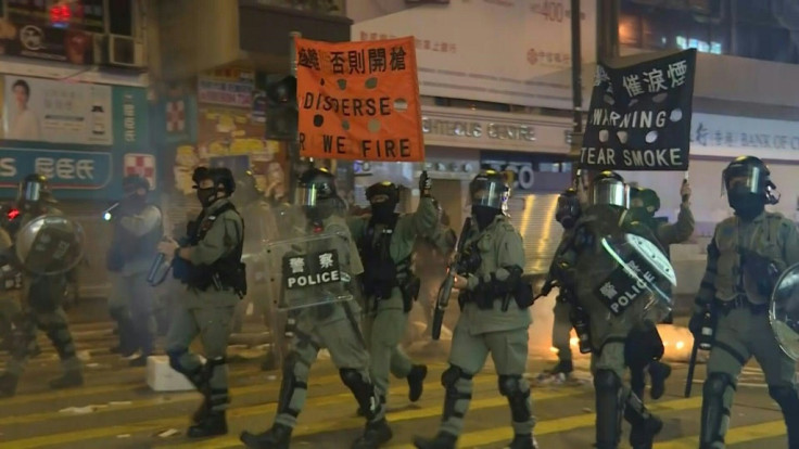 Hong Kong New Year democracy rally