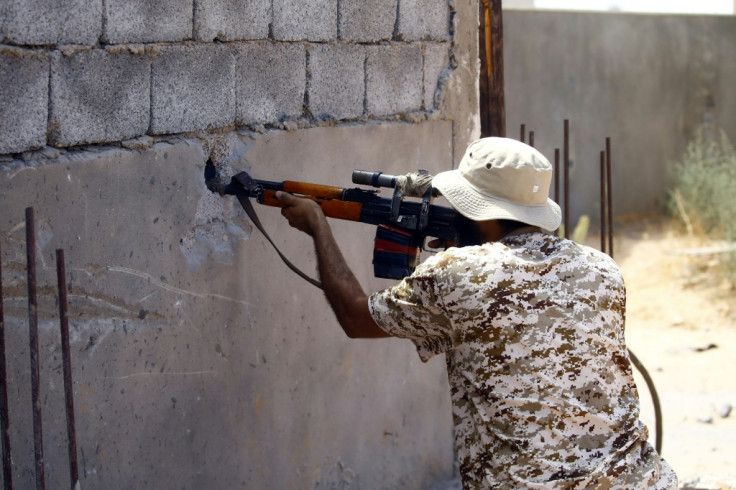 A Libyan fighter