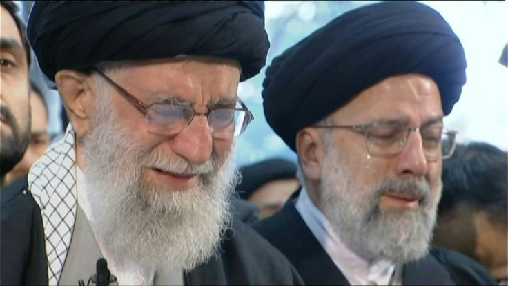 Mourners in Tehran after US strike