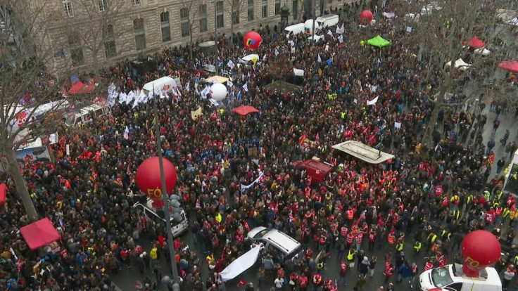 France pension protests