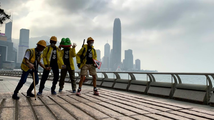 Toy Story: Hong Kong protest models hit