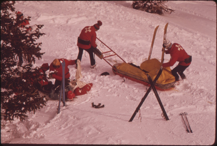 ski crash