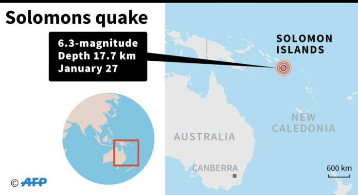 Earthquake hits Solomon Islands