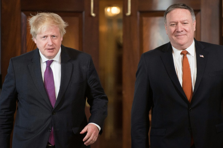 Boris Johnson and Mike Pompeo