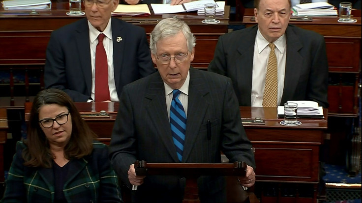 Senate majority leader Mitch McConnell