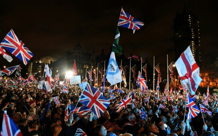 Brexit supporters celebrate