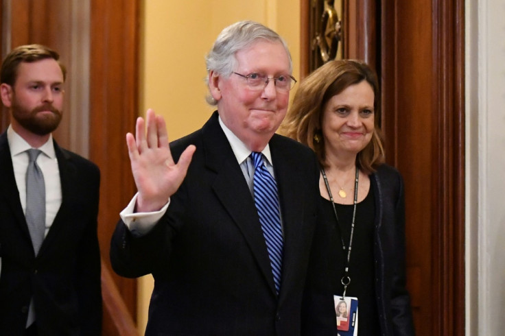 US Senate majority leader Mitch McConnell