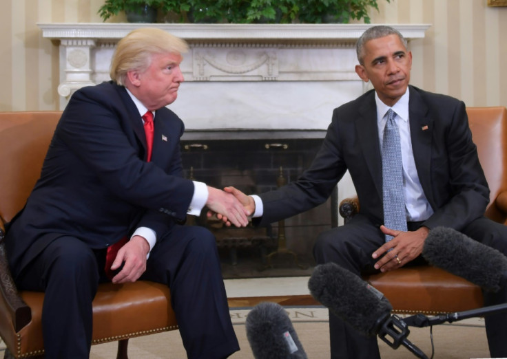 Donald Trump and Barack Obama