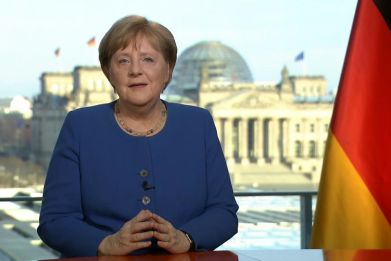 Angela Merkel calls coronavirus 'biggest challenge'