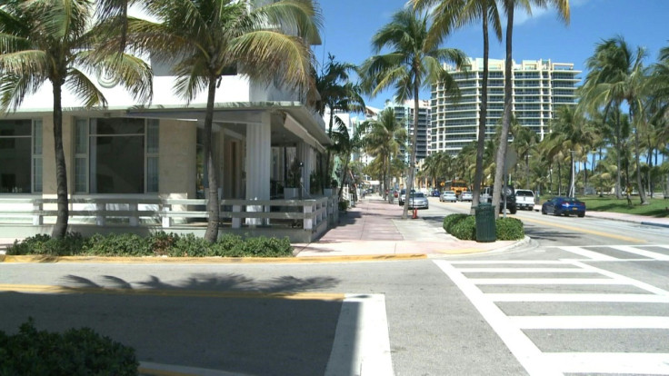 Miami Beach is empty