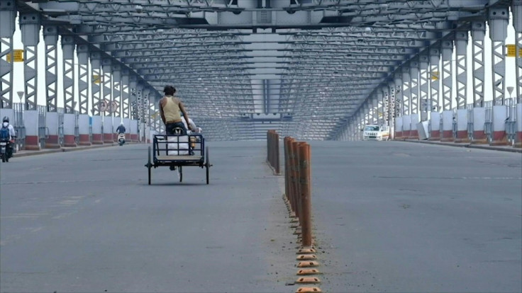 Streets in India empty