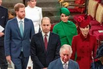 British royal family at Commonwealth Day service