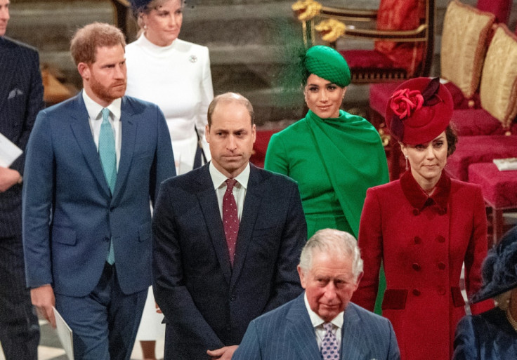 British royal family at Commonwealth Day service