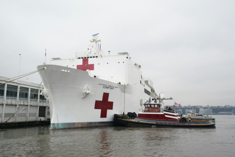 US navy hospital ship