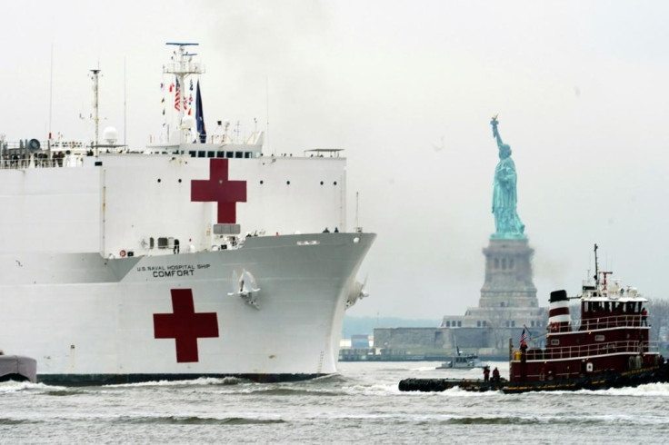 The USNS Comfort medical ship 