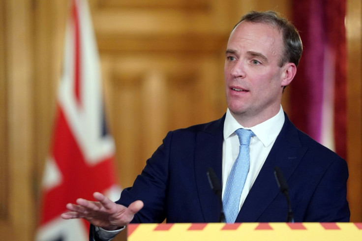 British foreign secretary Dominic Raab