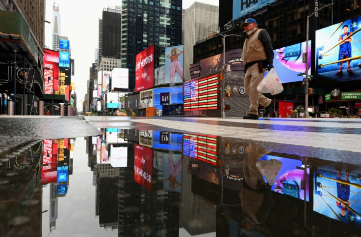 A man near Times Square