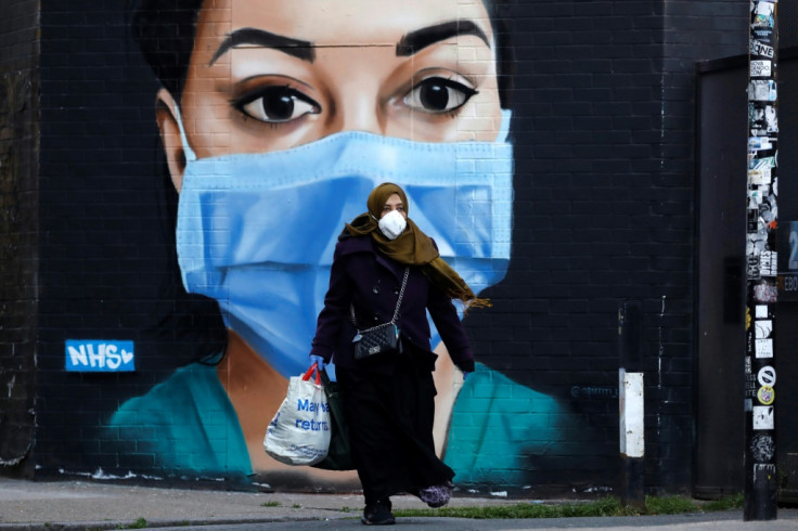 NHS worker mural