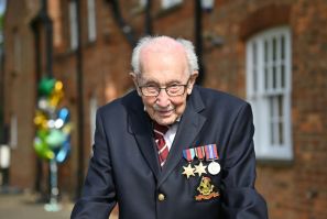 WWII veteran Captain Tom Moore
