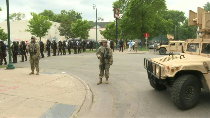 National Guard soldiers are deployed in Minneapolis 