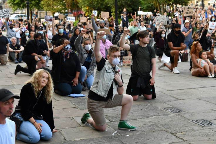 Protests in London over George Floyd's death