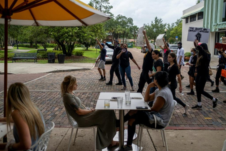 Protesters in Florida