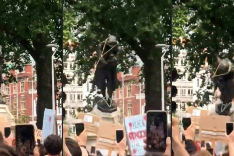 UK anger at toppled slave trader statue 