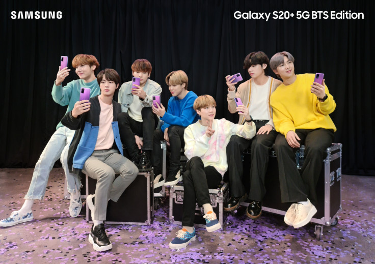 Samsung teases BTS Edition Galaxy S20+ bundle