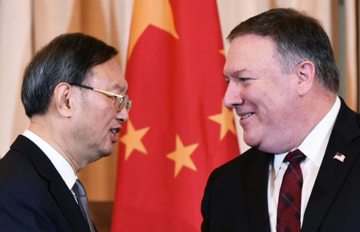 Mike Pompeo and Yang Jiechi