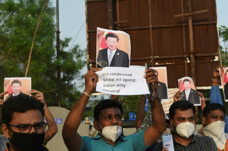 Protests against China in India after border clash