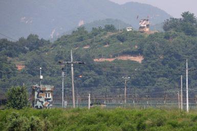 North Korean guard post 