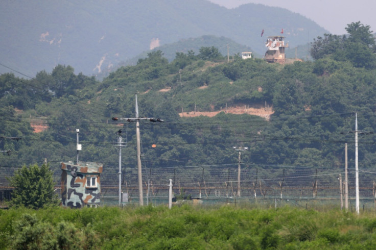 North Korean guard post 