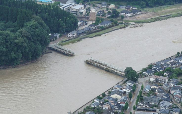 Searches as dozens feared dead in Japan