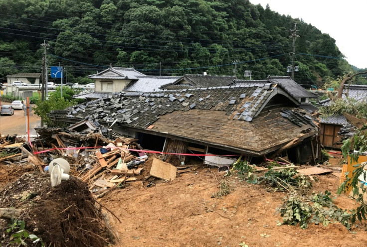 Search for dozens dead in Japan flood
