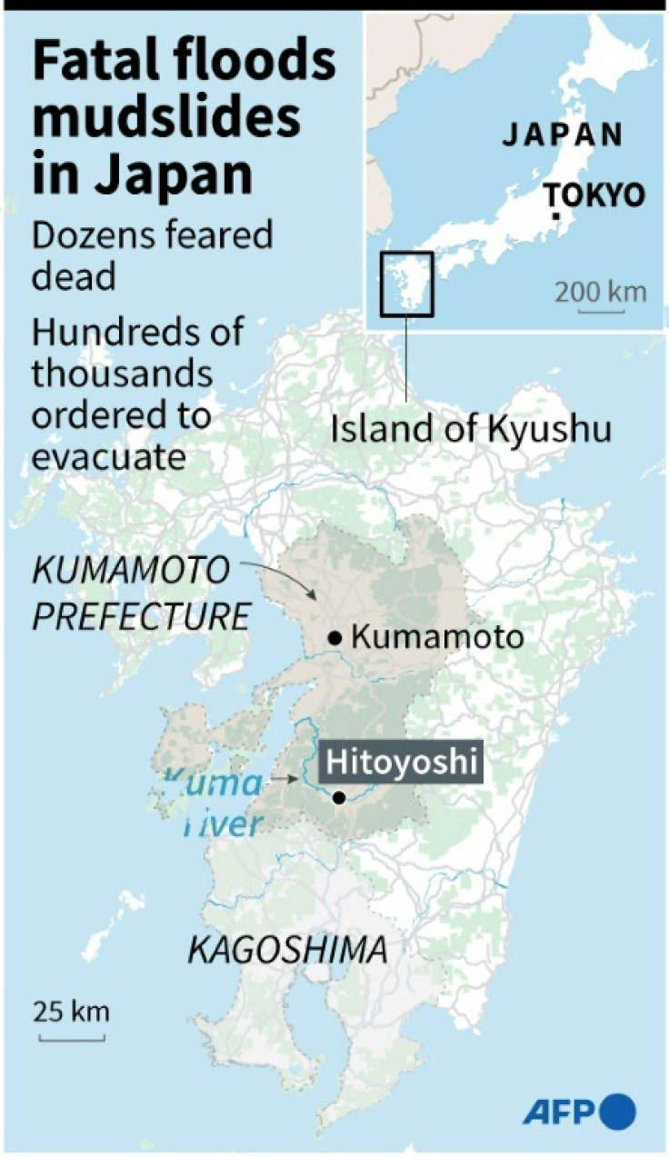Japan floods and mudslides
