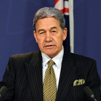 NZ Foreign Minister Winston Peters 